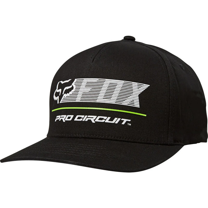 Gorro Lifestyle Niño Snapback Pro Circuit Negro Fox Racing