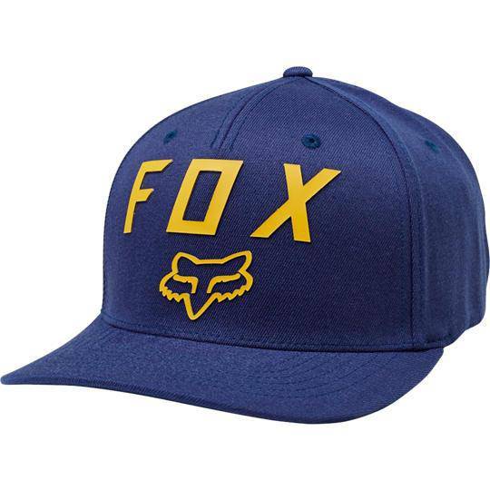 Gorro Lifestyle Number 2 Flexfit Azul Fox Racing