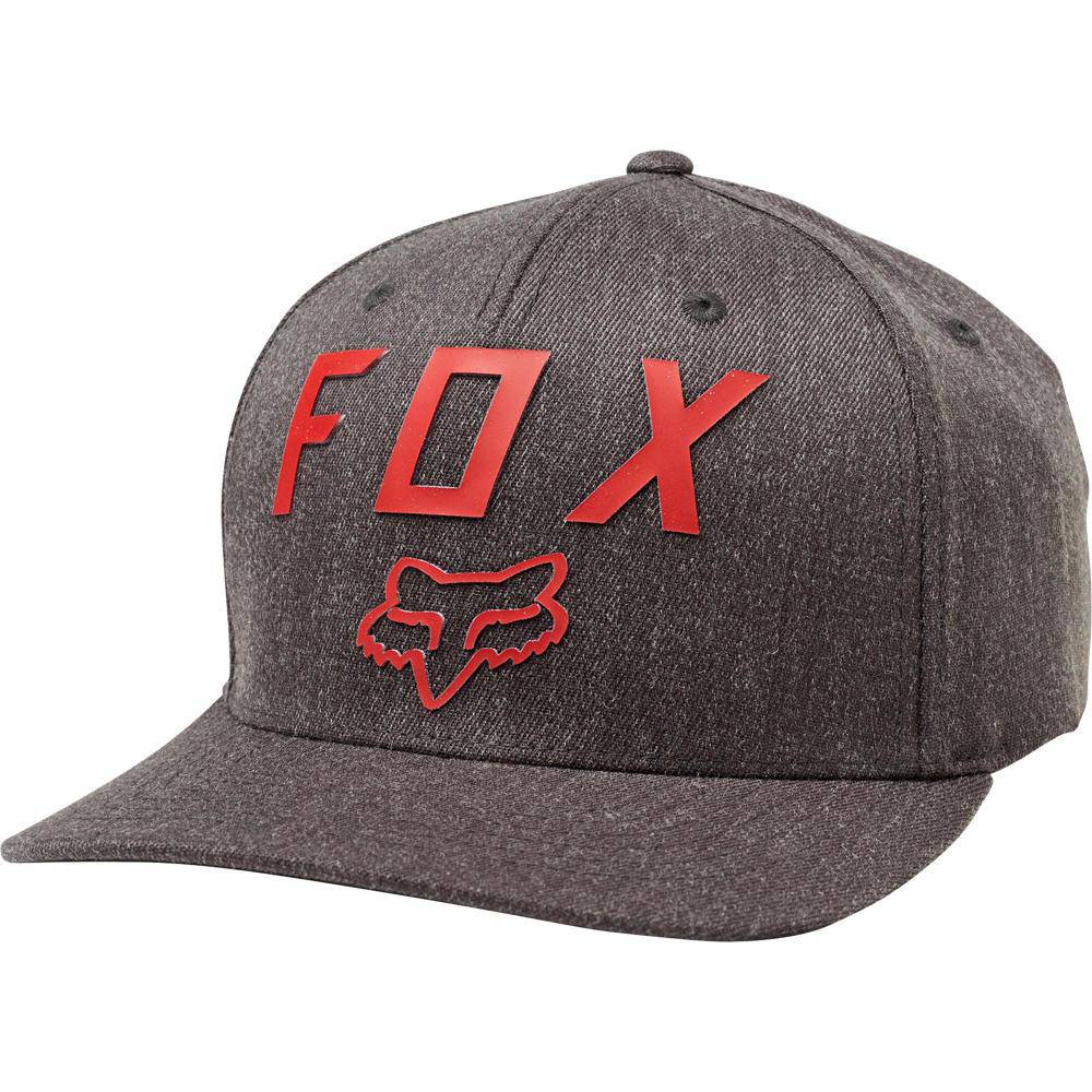 Gorro Lifestyle Number 2 Flexfit Gris Rojo Fox Racing