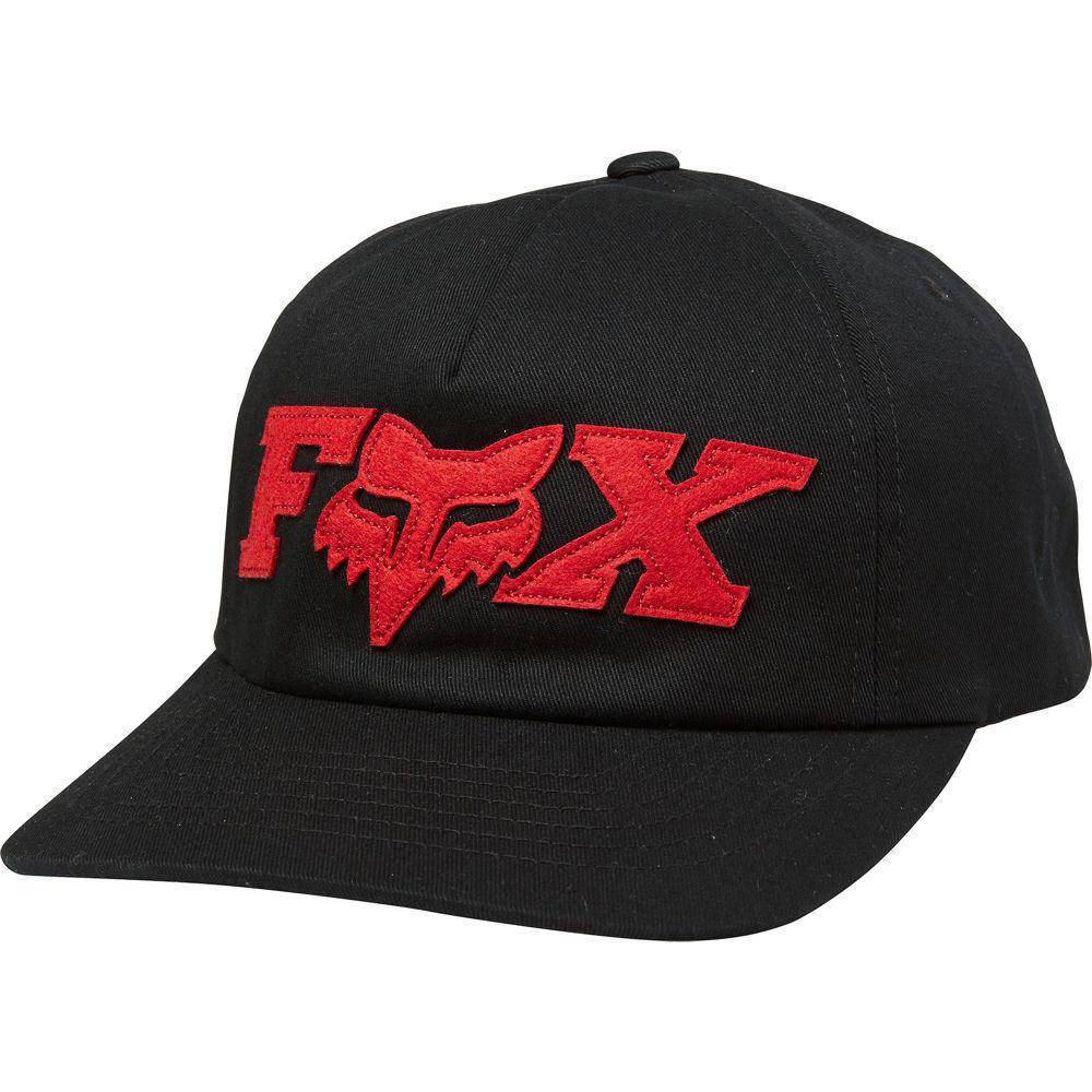 Gorro Lifestyle Snapback Haulin Negro Rojo Fox Racing