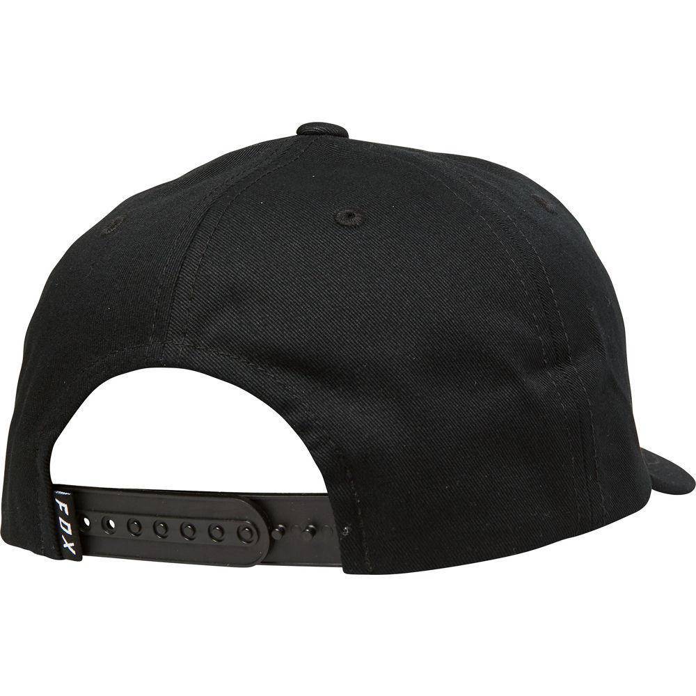 Gorro Lifestyle Snapback Haulin Negro Rojo Fox Racing - Image 2