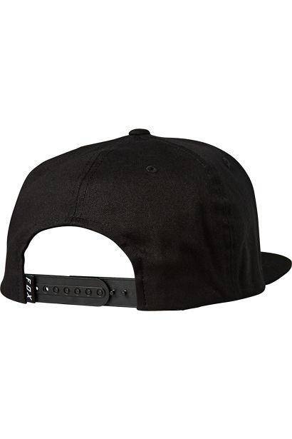 Gorro Lifestyle Snapback Headers Negro/Rojo Fox Racing - Image 2