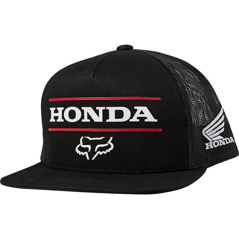Gorro Lifestyle Snapback Honda Negro Fox Racing