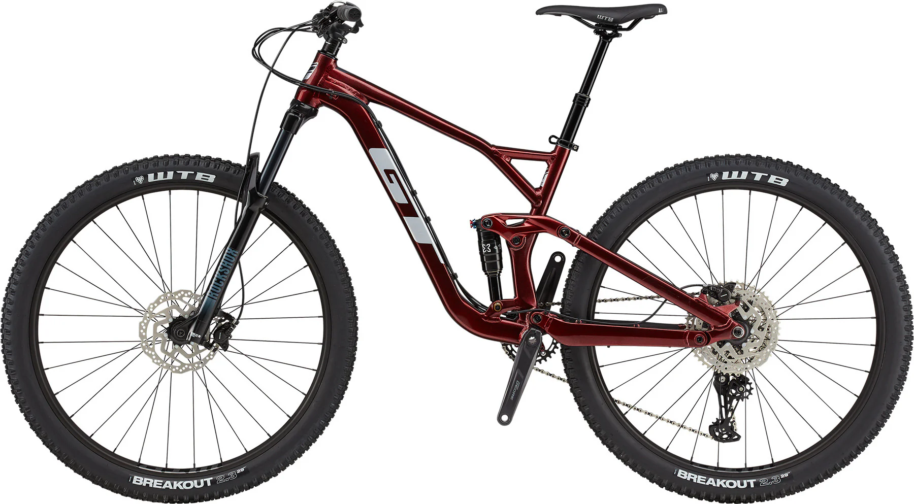 Bicicleta Mountain Bike Enduro GT Sensor Sport Roja Aro 29 - Image 2