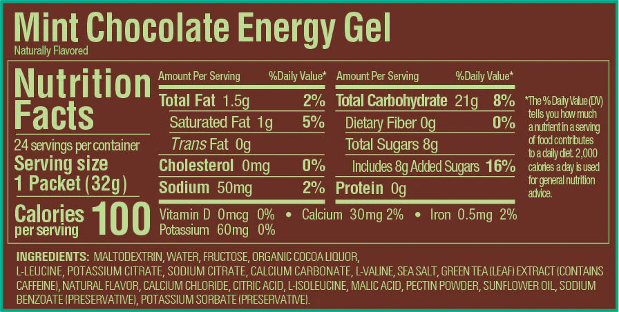 GU Energy Gel, Mint Chocolate - Image 2