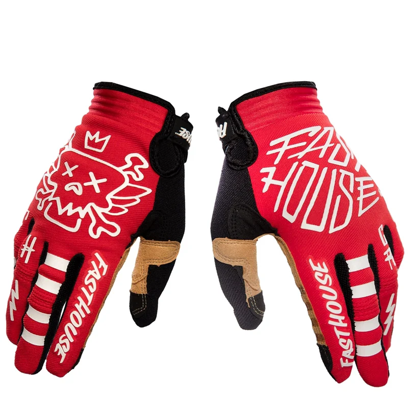 Guante de Bicicleta Stomp Rojo FastHouse