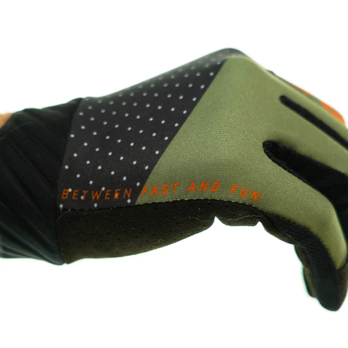 Guante Handup PRO RACE OLIVE/ORANGE - Image 7