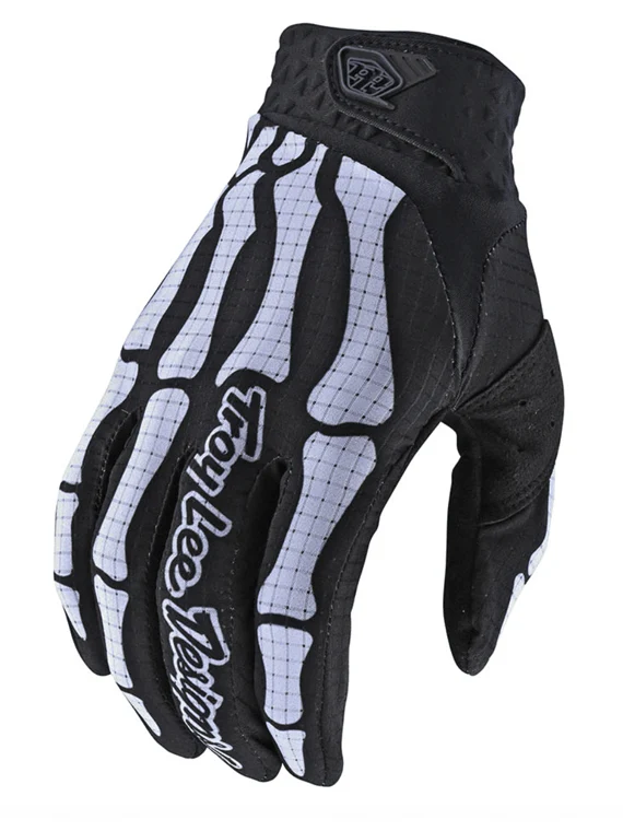 Guantes Air Skully Black Troy Lee