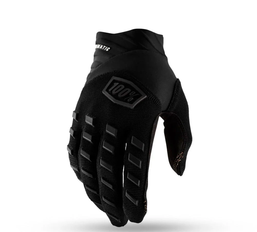 Guantes modelo Airmatic Black Charcoal | 100 Percent