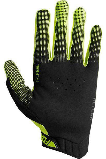Guantes Bicicleta Defend D3O Amarillo Fluor Fox Racing - Image 2
