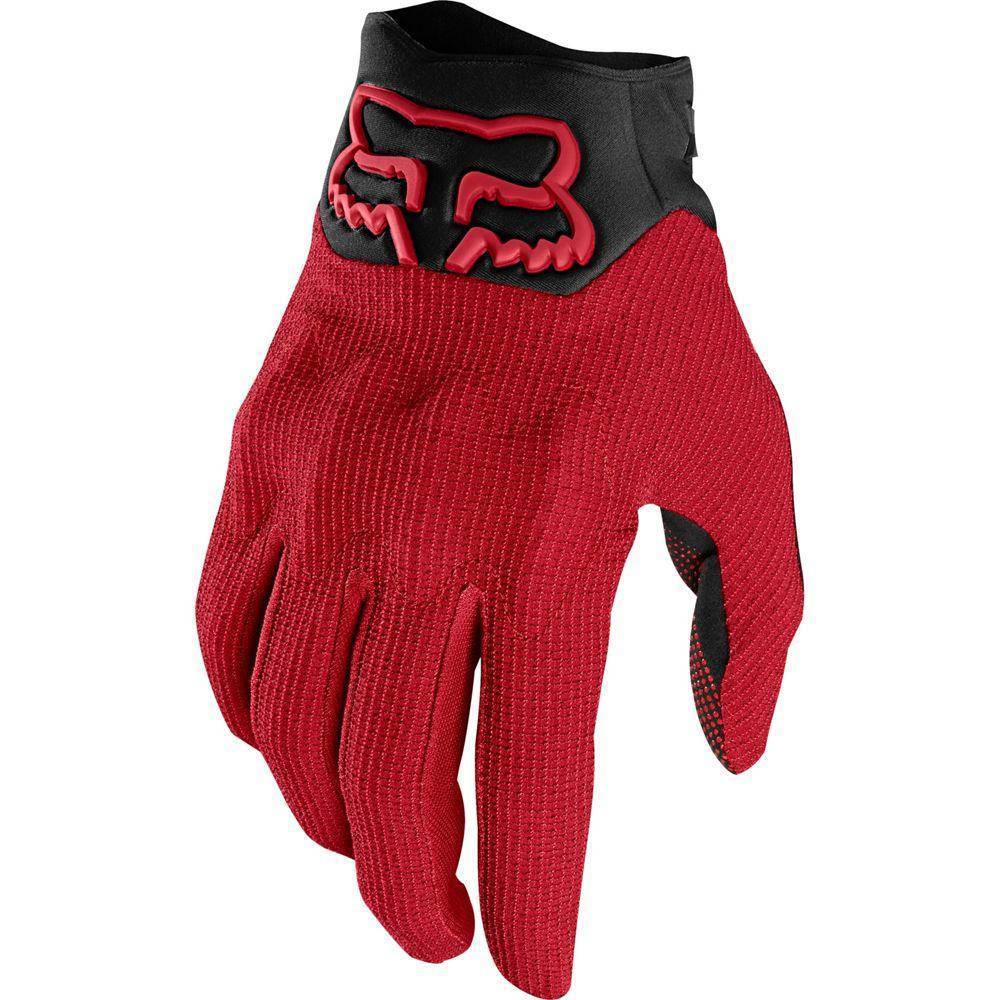 Guantes Bicicleta Defend Kevlar D3O Rojo Fox Racing-