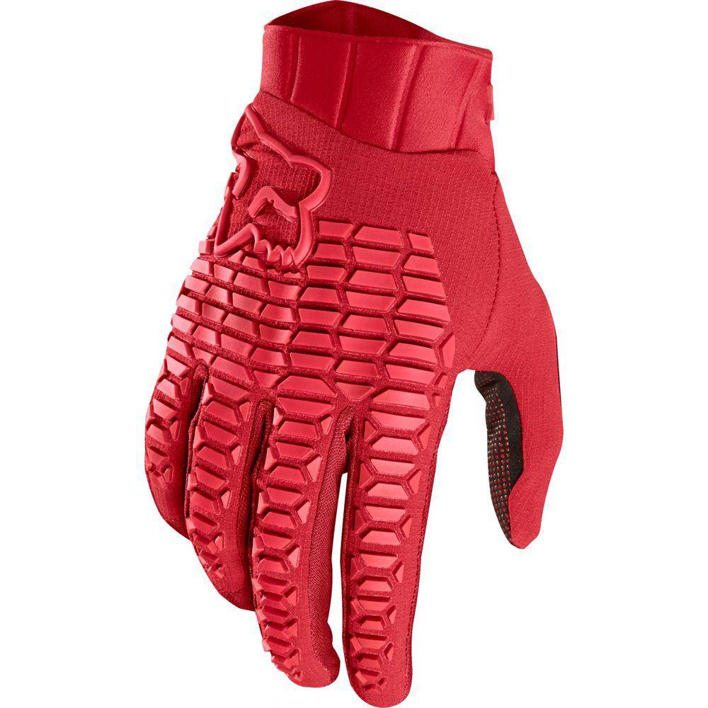 Guantes Bicicleta Defend Rojo Fox Racing
