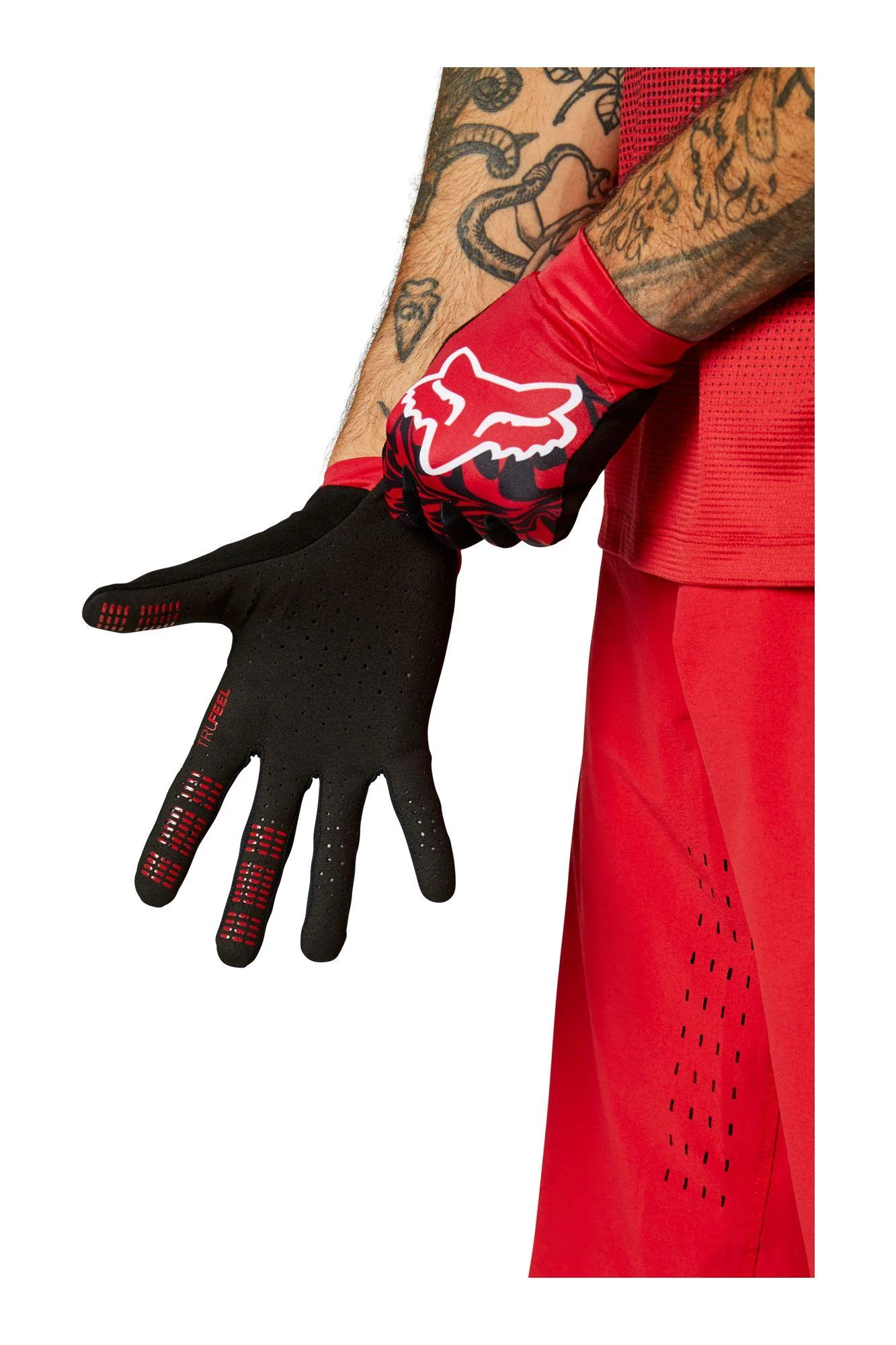 Guantes Bicicleta Flexair Rojo Fox Racing - Image 2