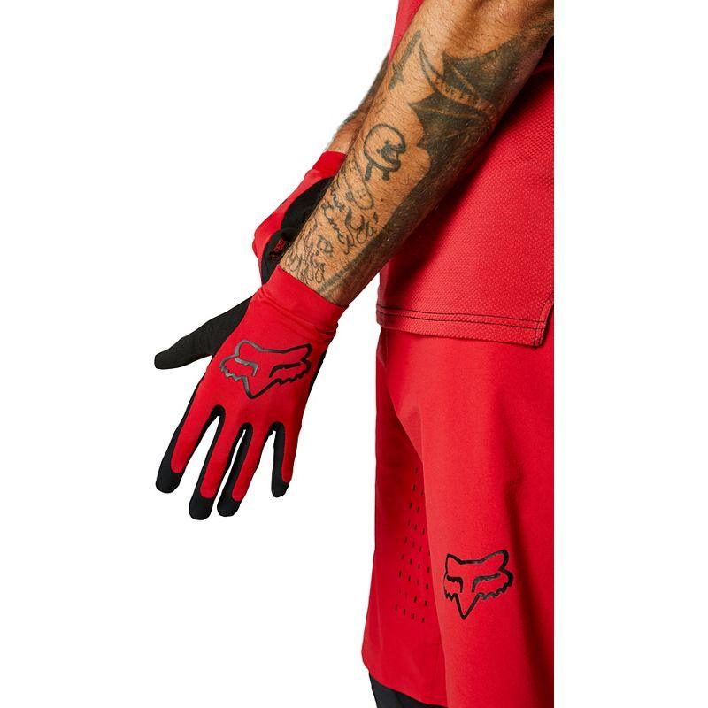 Guantes Bicicleta Flexair Rojo Fox Racing