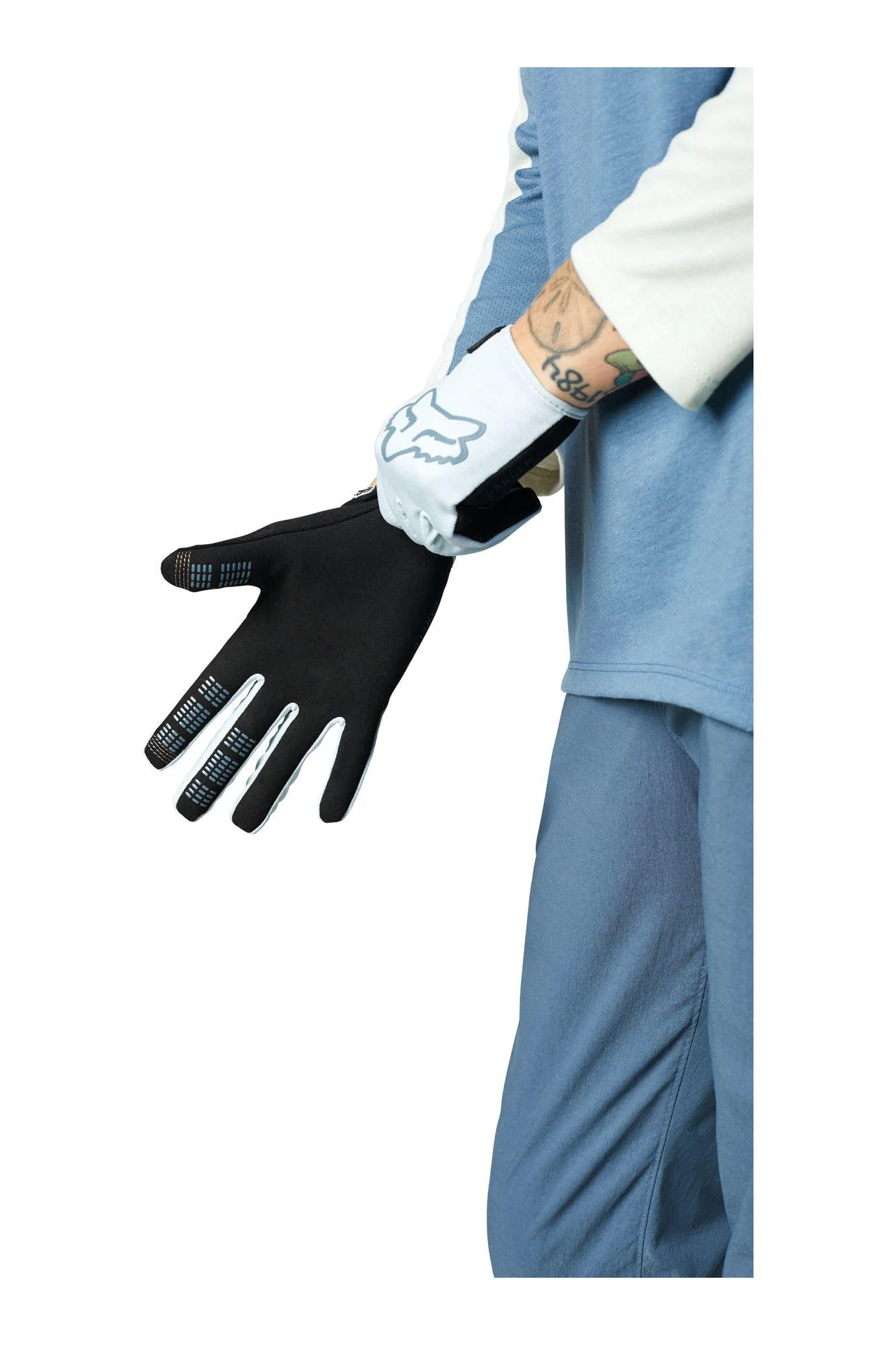 Guantes Bicicleta Mujer Ranger Gris Fox Racing - Image 2
