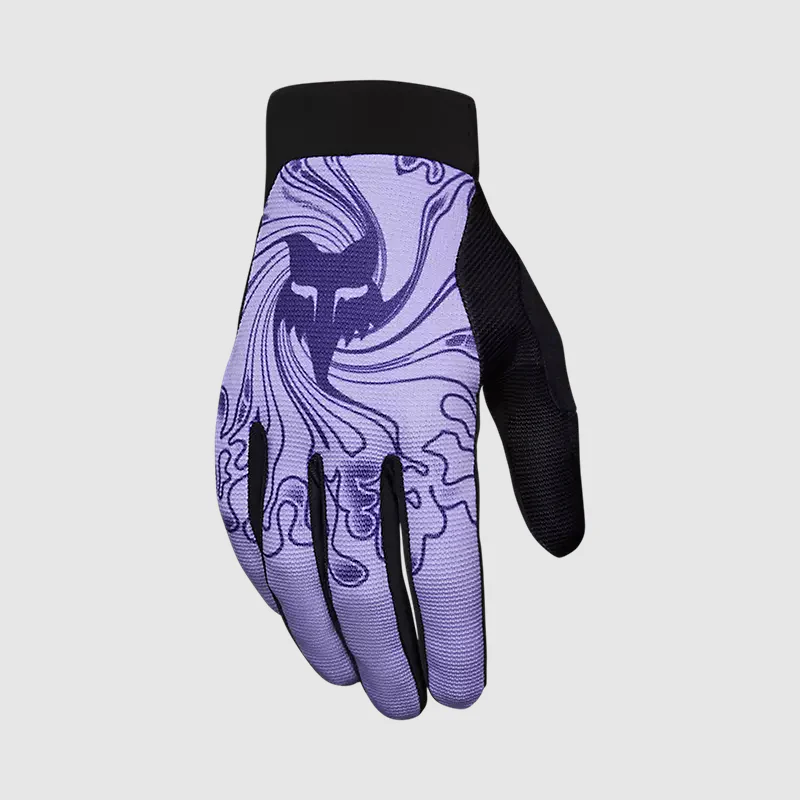 Guantes Bicicleta Ranger Frecuency Morado Fox