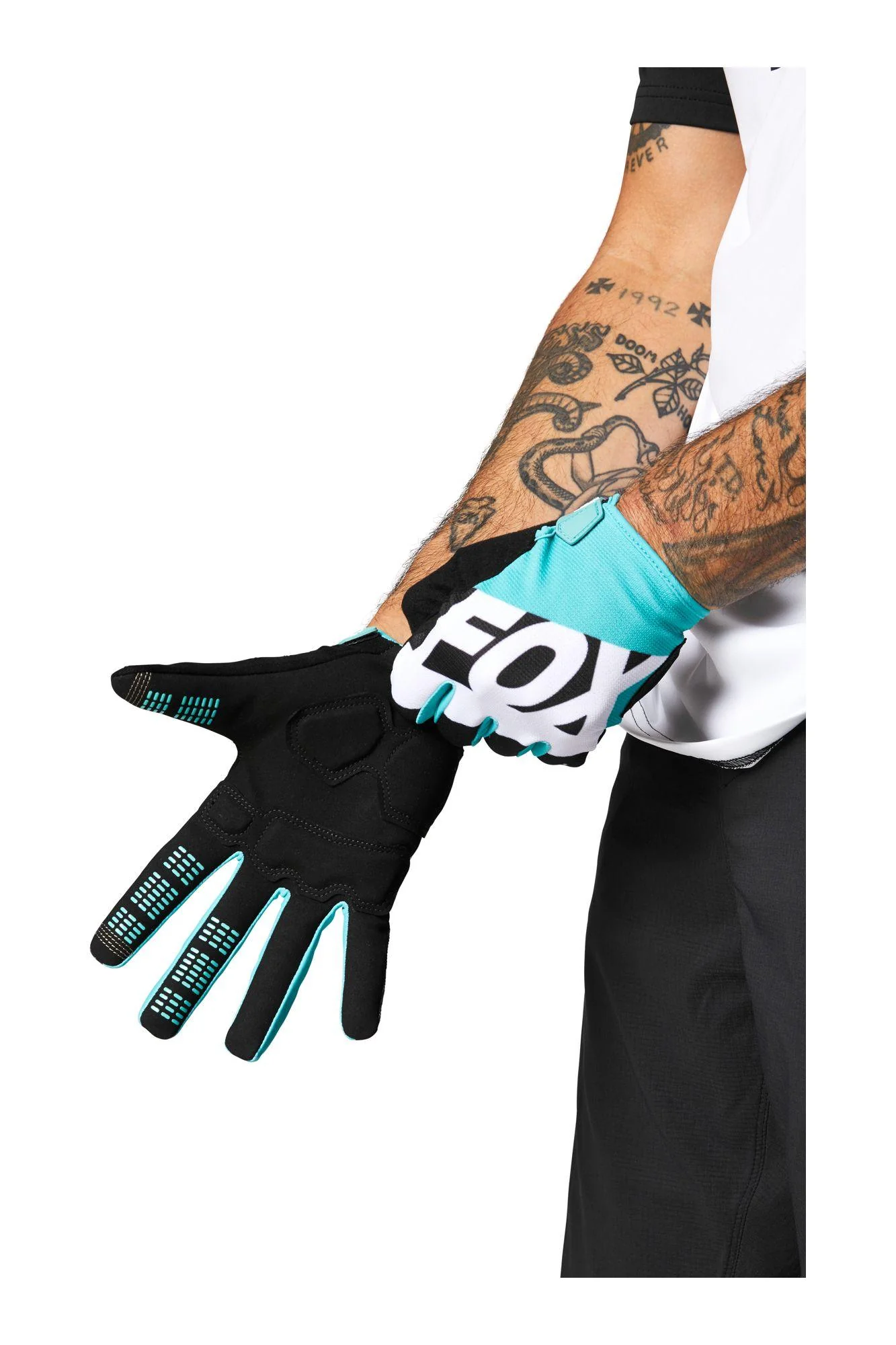 Guantes Bicicleta Ranger Gel Esmeralda Fox Racing - Image 2