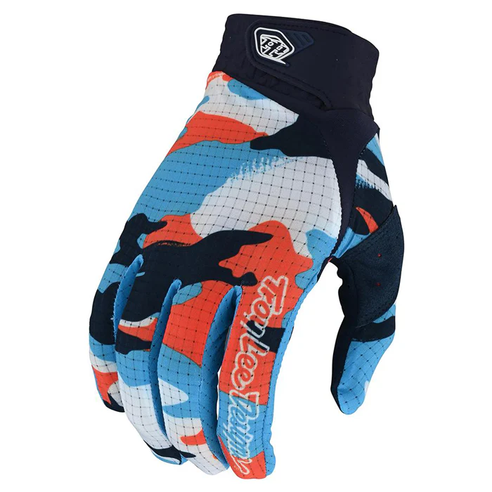 Guantes de Bicicleta Air Formula Azul/Naranjo Troy Lee Designs