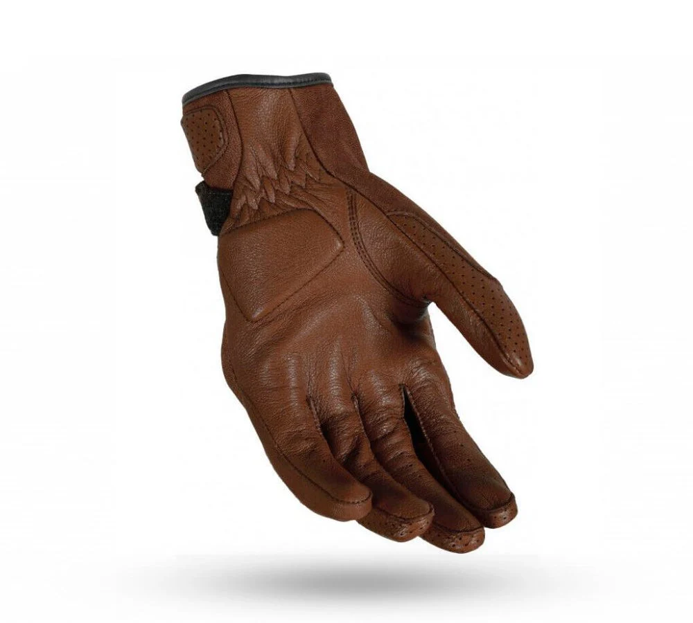 Guantes de cuero con ventilación Bold color marrón oscuro | Macna - Image 2
