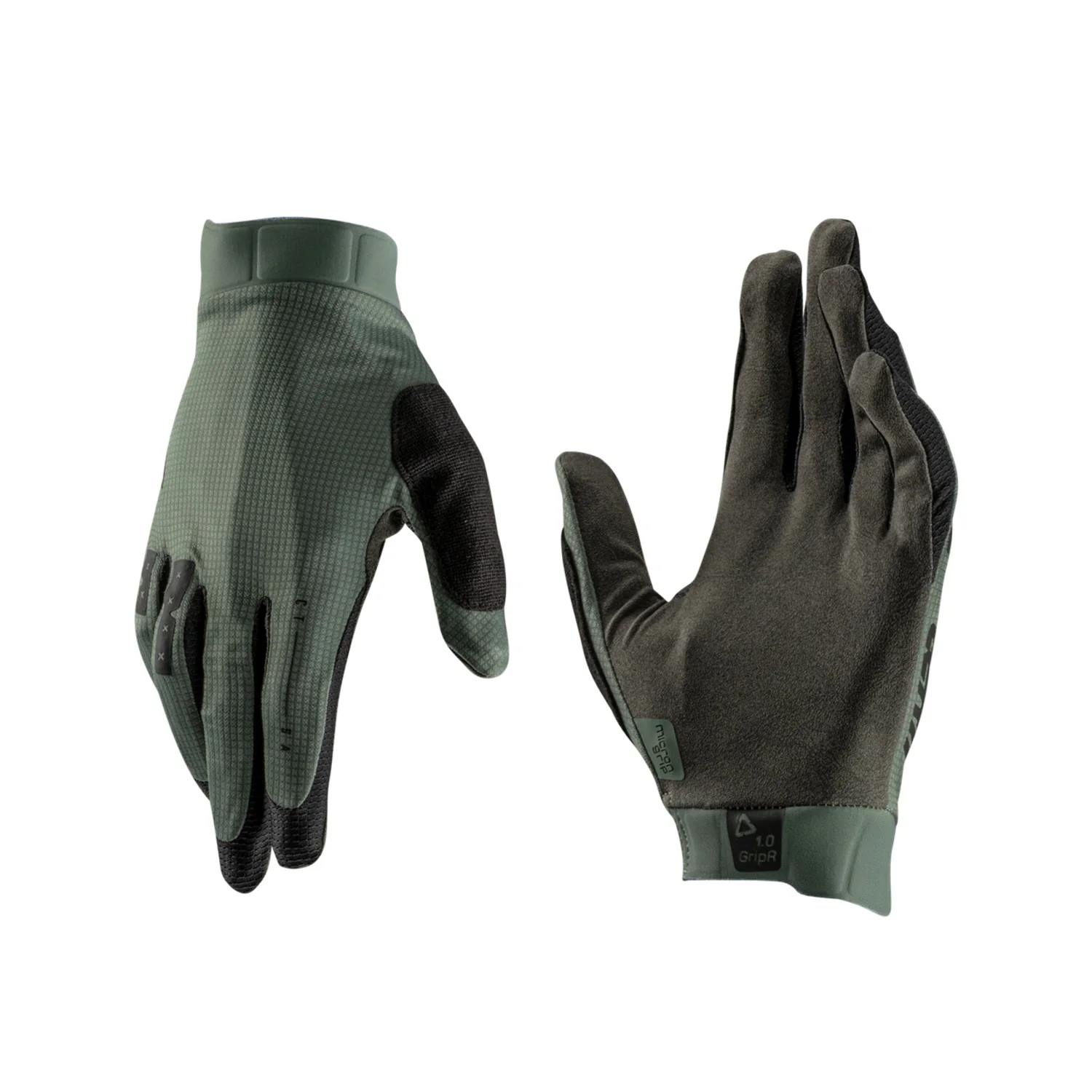 Guantes Leatt MTB GripR 1.0 Verde Niebla - Image 9
