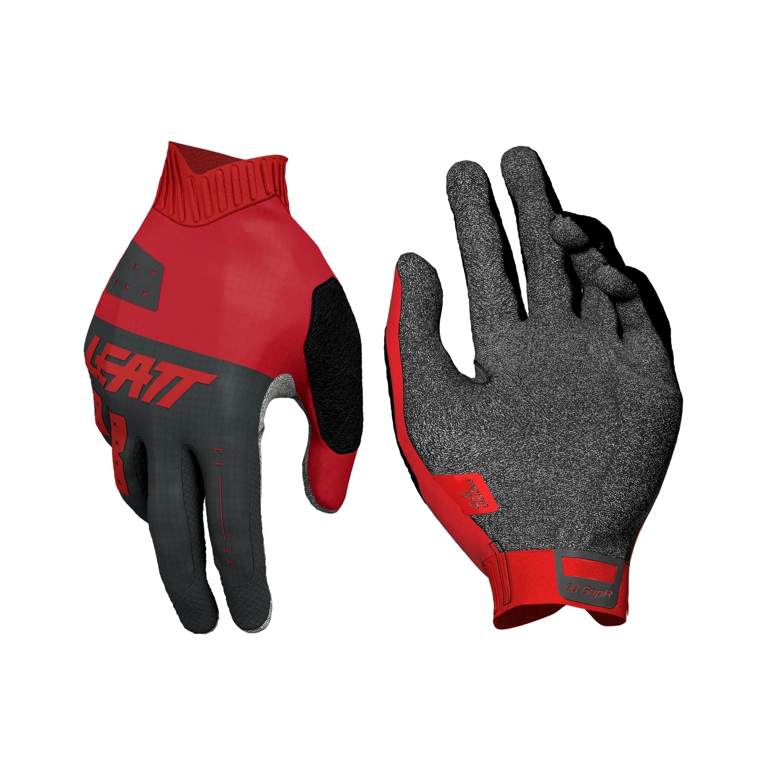 Guantes Leatt MTB Infantil JR GripR 1.0 Rojo