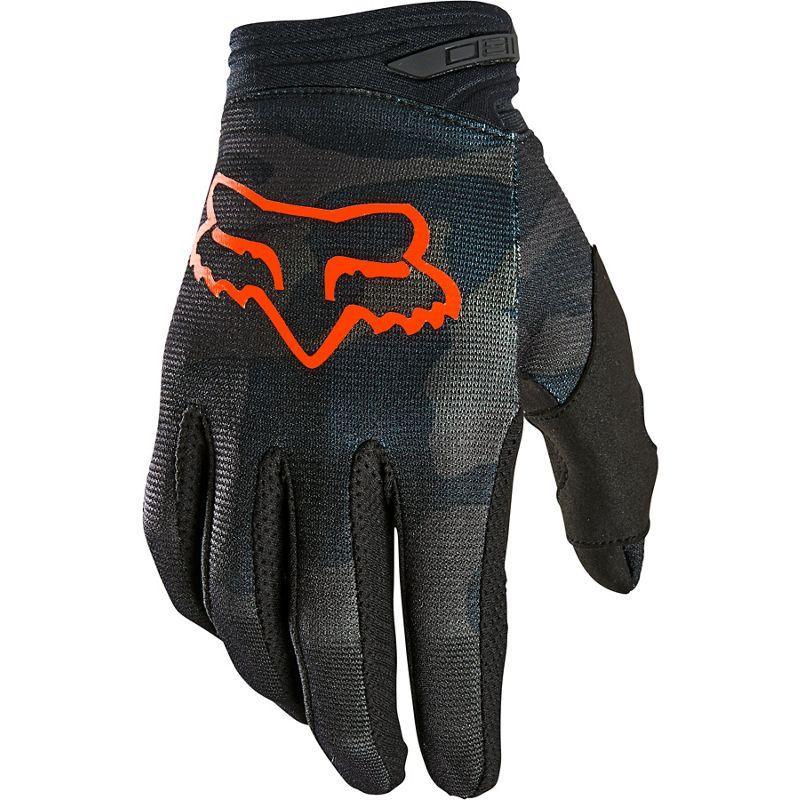 Guantes Moto 180 Trev Negro Camo Fox Racing