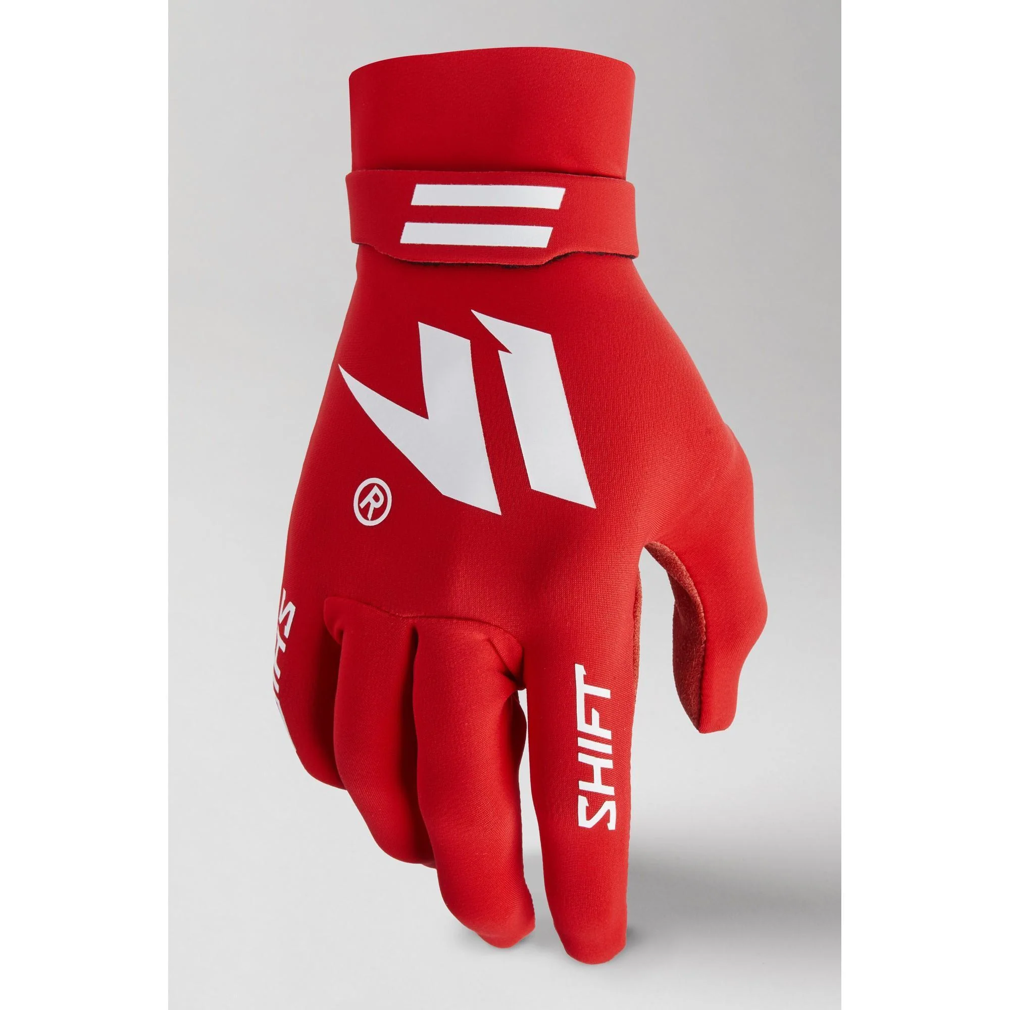 Guantes Moto 3Lack Label Invisible Rojo/Blanco Shift