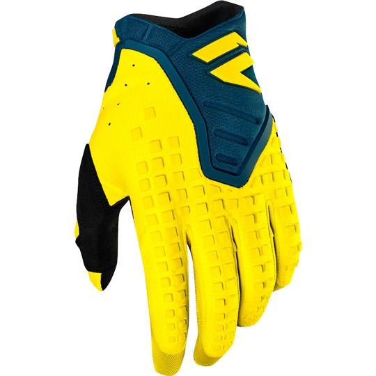 Guantes Moto Black Pro Amarillo Shift