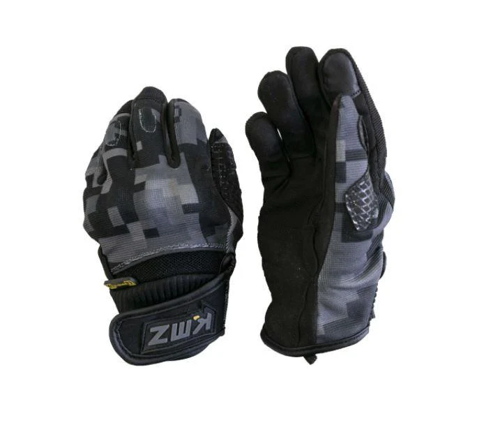 Guantes Moto Cairo Camo Negro KMZ - Image 2