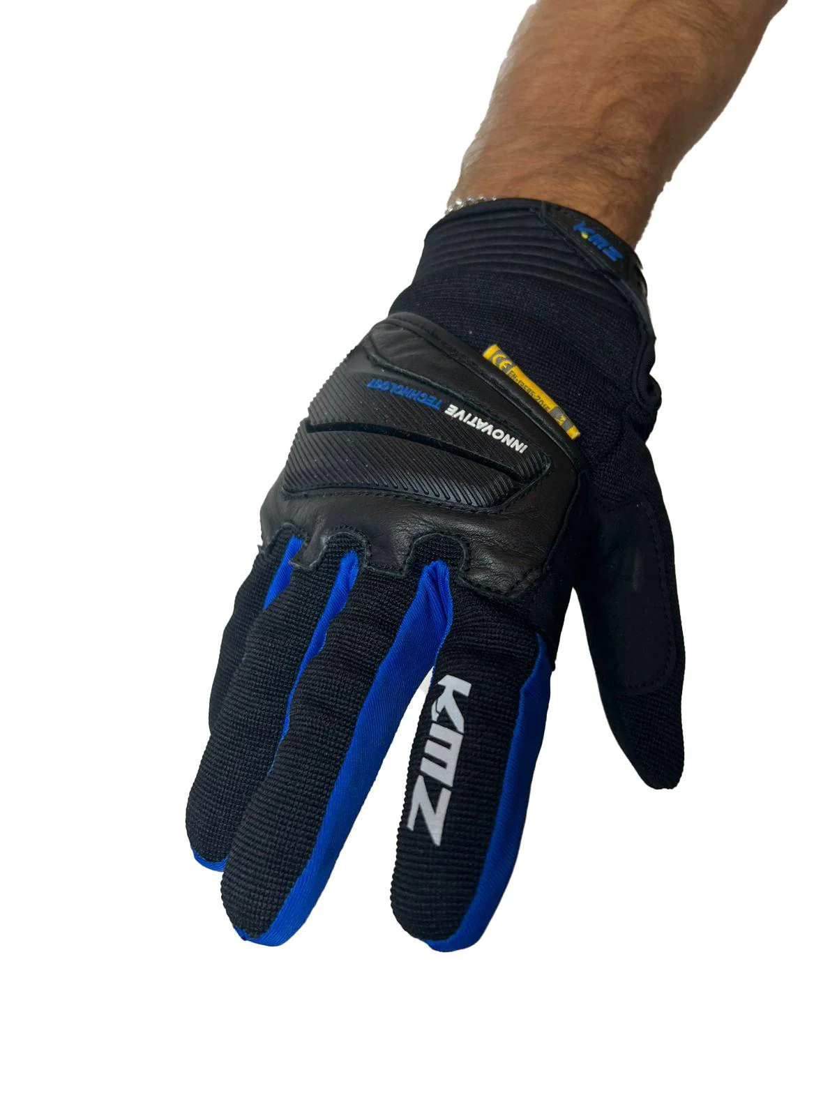 Guantes Moto Calle Amara Azul KMZ