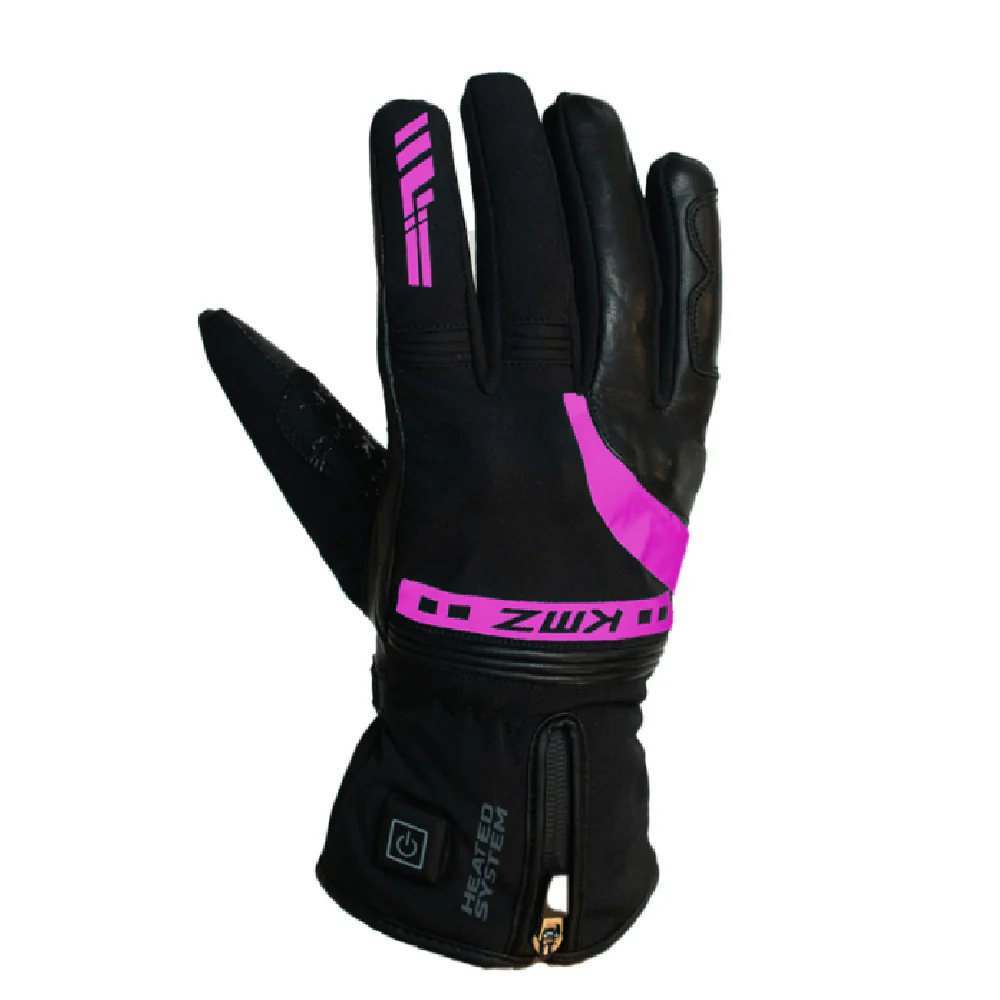 Guantes Moto Calle Cool II Nomad Rosado Kmz