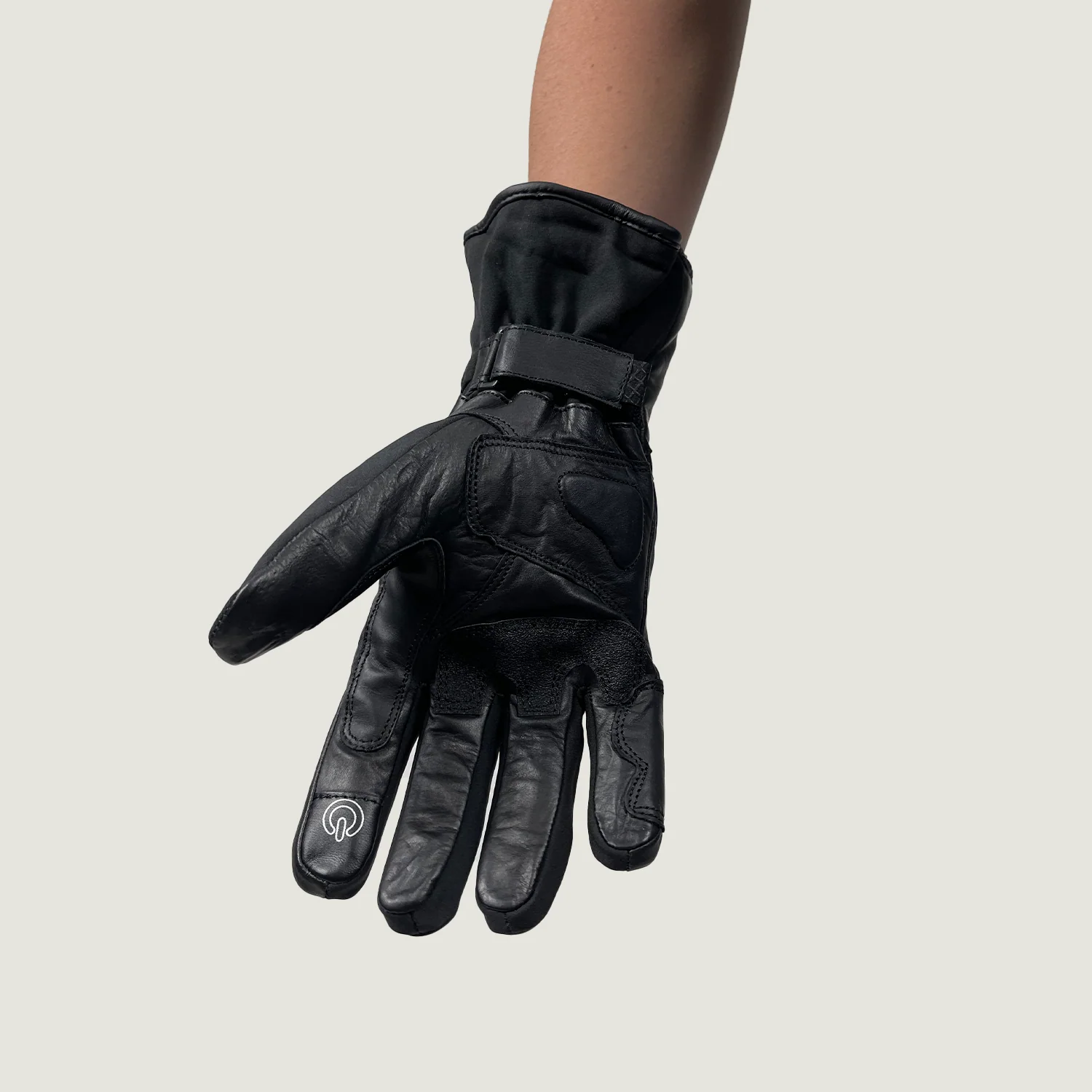 Guantes Moto Calle Invierno Negro KMZ - Image 2