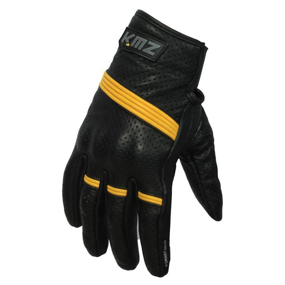 Guantes Moto Calle Mono Negro/Neon KMZ
