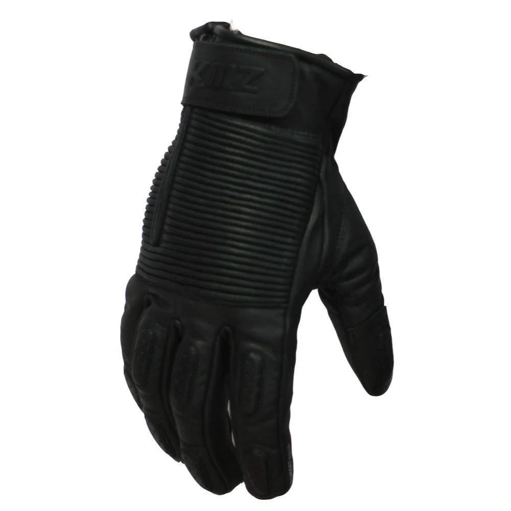 Guantes Moto Calle Retro Negro KMZ