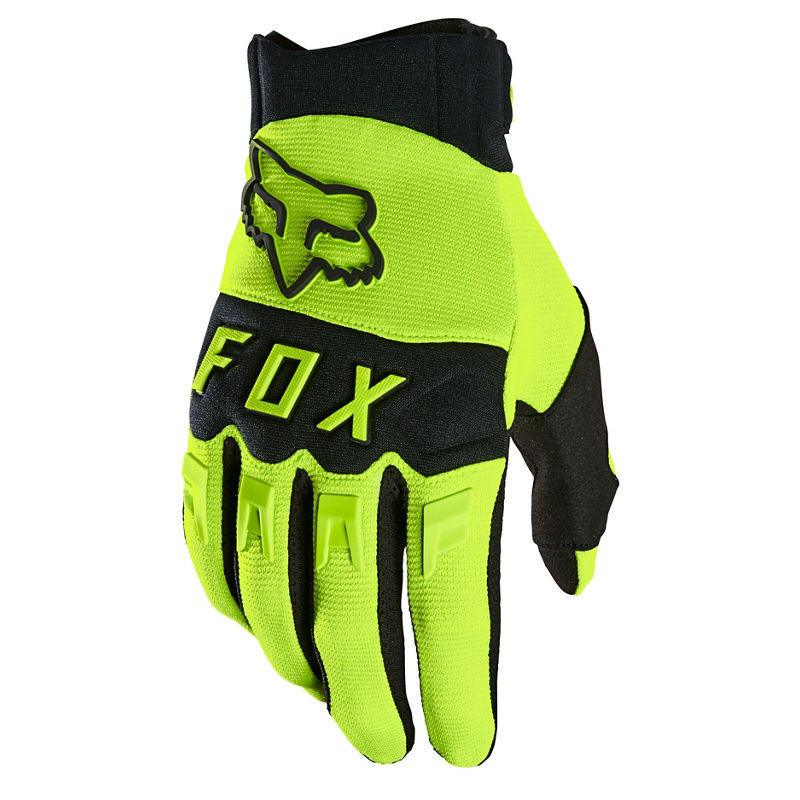 Guantes Moto Dirtpaw Amarillo Fluor Fox Racing