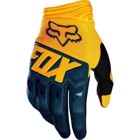 Guantes Moto Dirtpaw Azul Amarillo Fox Racing