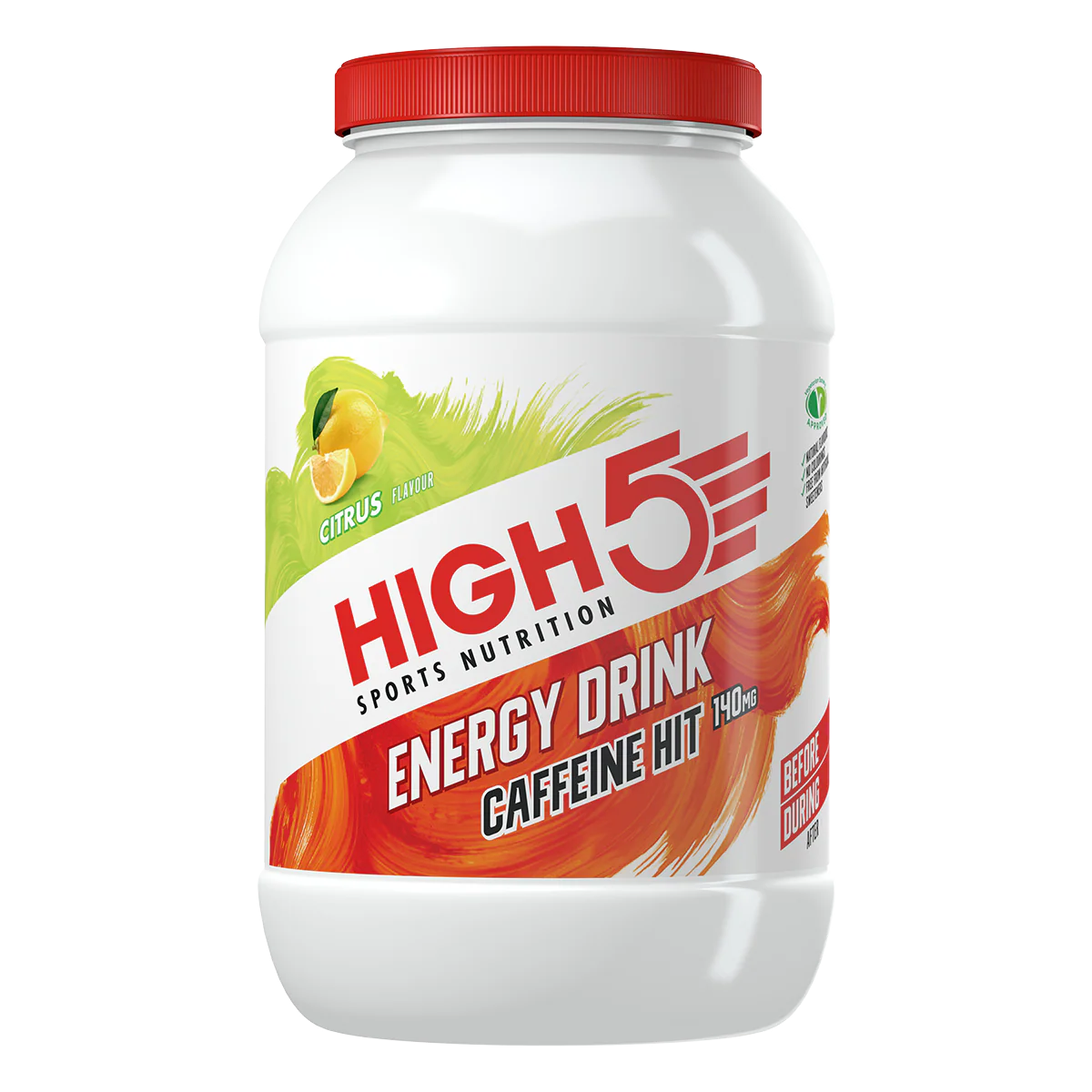 High 5 EnergyDrink Caffeine Hit (1,4kg Jar) Citrus
