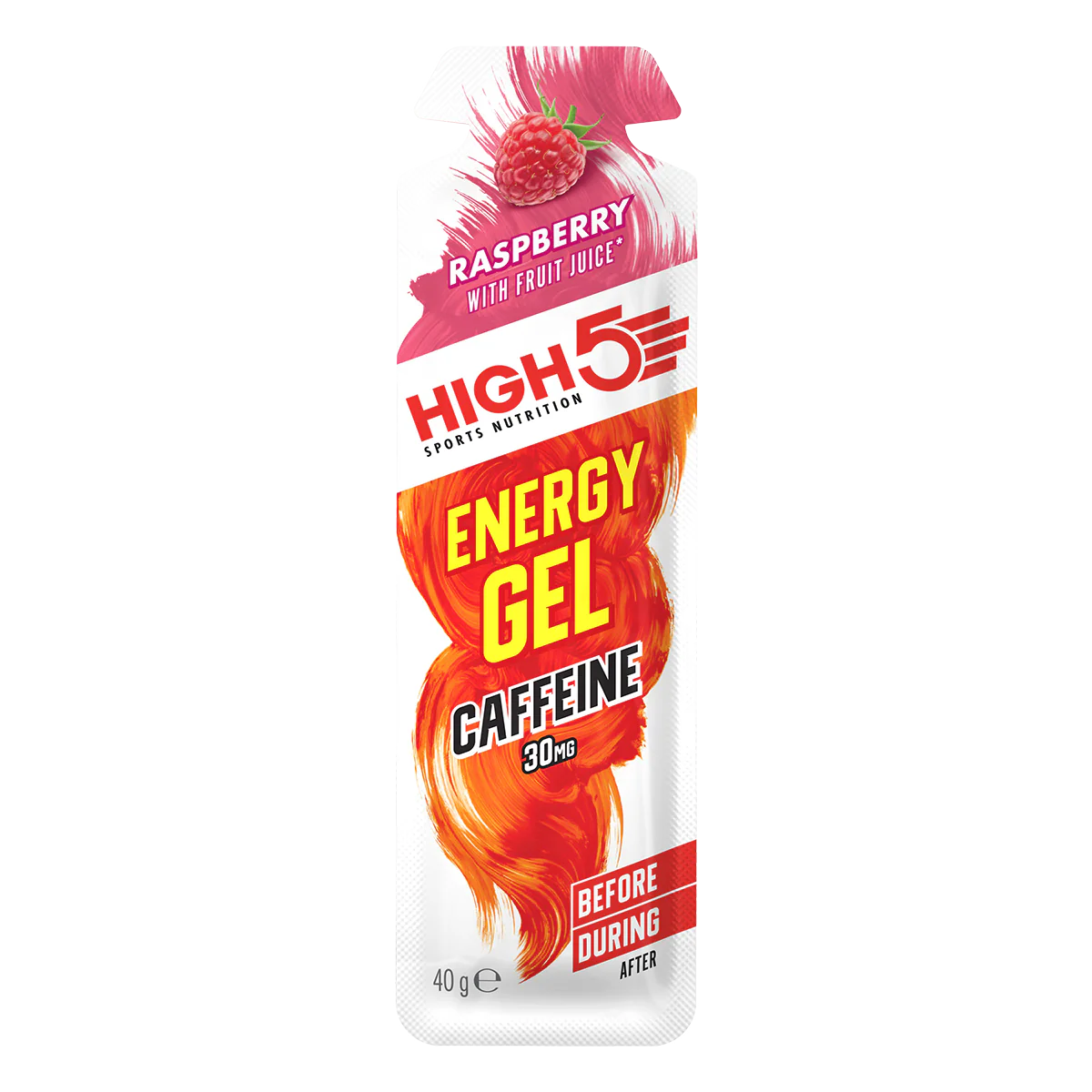 High 5 EnergyGel Caffeine (30mg) Raspberry - Image 2