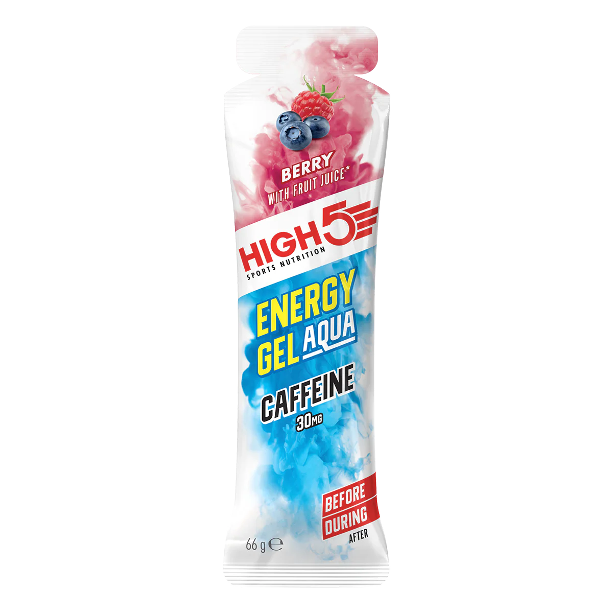 High 5 Gel Energy Aqua Caffeine (30mg) Berry