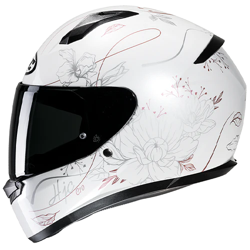 HJC Casco C10 Epik MC8 Blanco/Rosa Doraro - Image 2