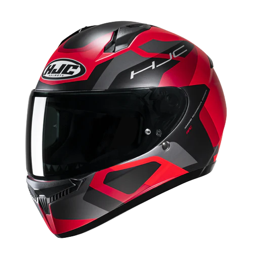 HJC Casco C10 Tins MC1SF Negro/Gris/Rojo