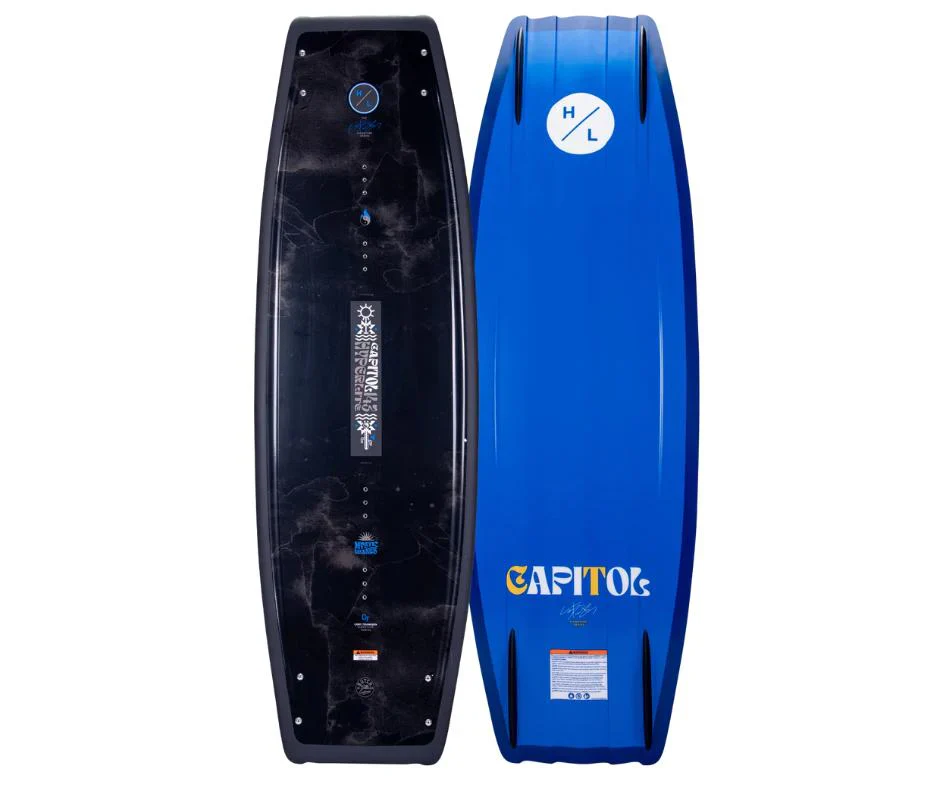 Hyperlite Wakeboard Capitol 143 con Fijaciones Team Open Toe 7-10.5 - Image 2