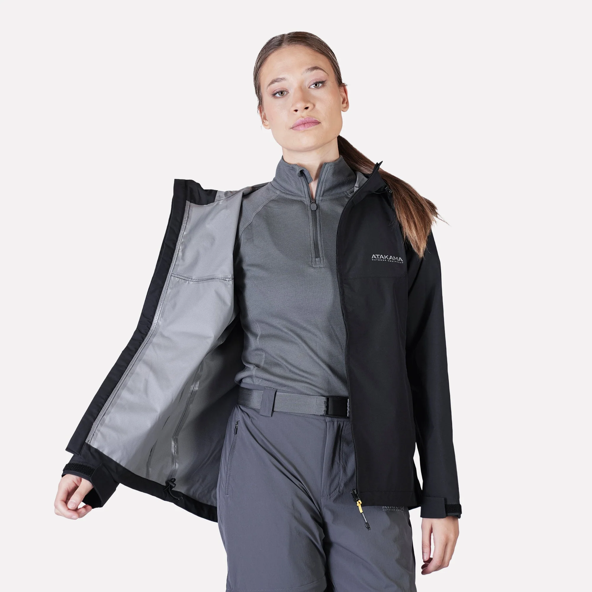 Chaqueta Cortaviento Impermeable Mujer Frontera Thinline - Image 5