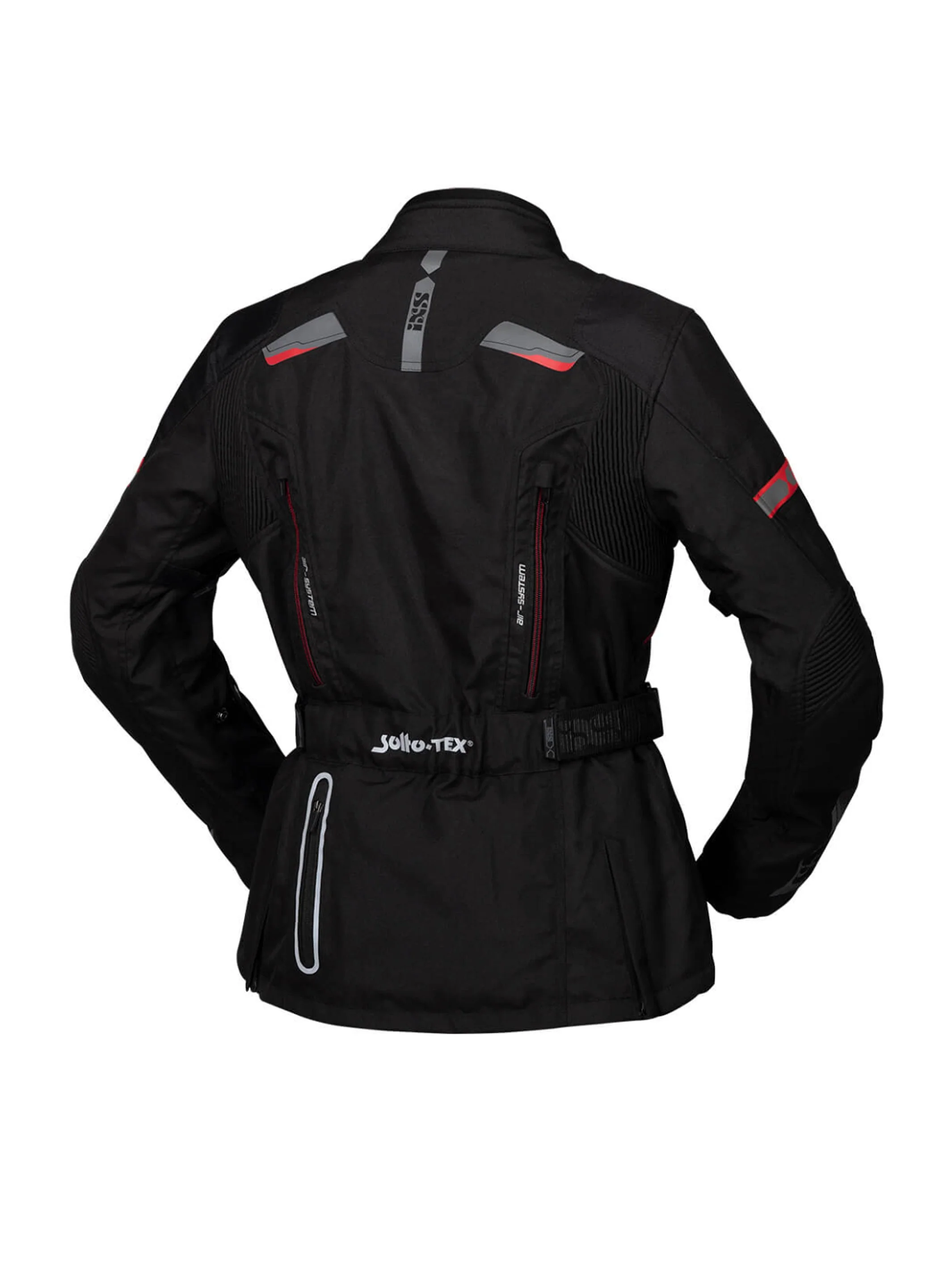 IXS Chaqueta Tour De Mujer Liz-St Negra Rojo - Image 2