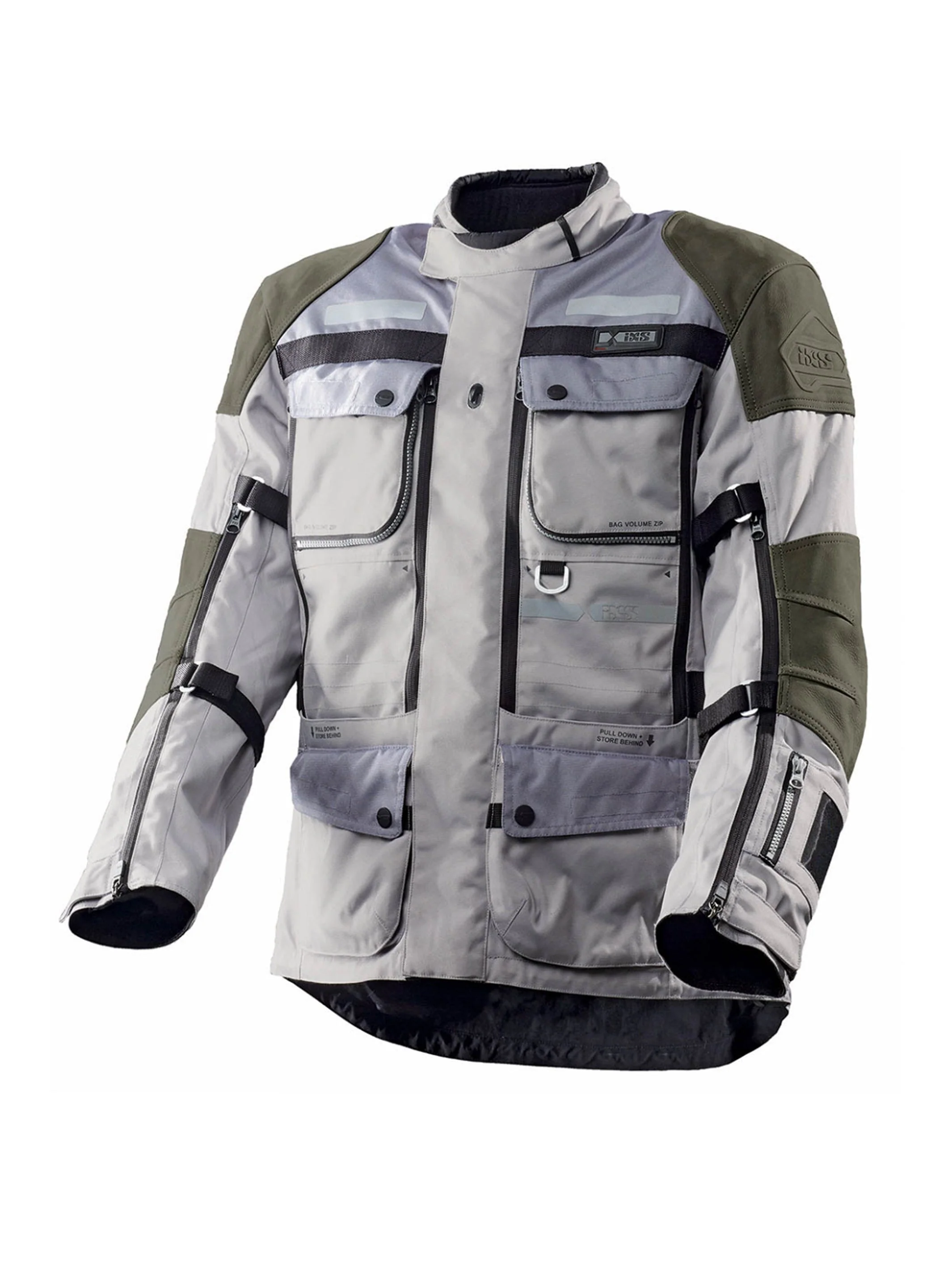 Ixs Chaqueta Tour LT Montevideo Air Gris Claro Gris Oscuro