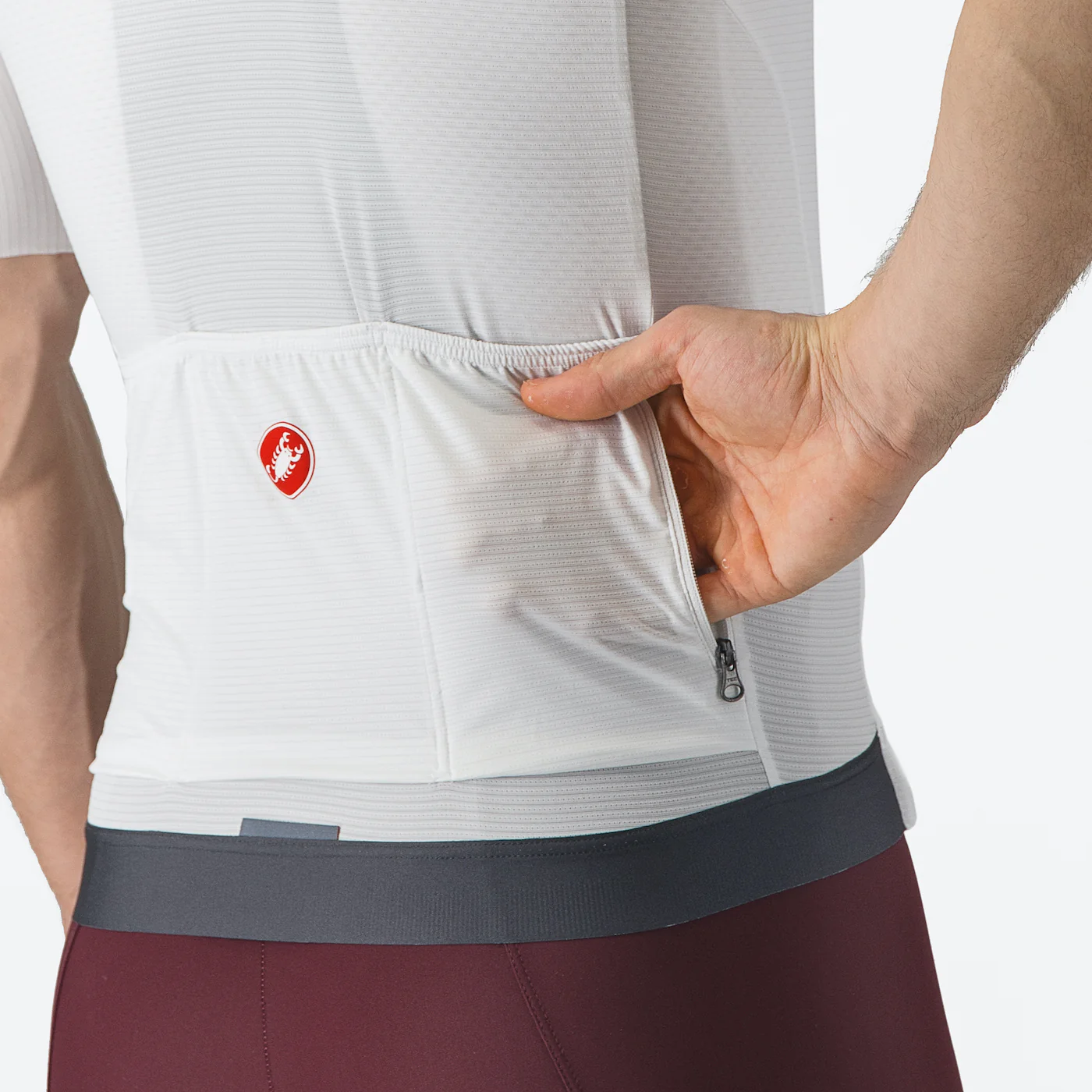 Jersey Castelli Espresso Ivory Dark Gray - Image 4