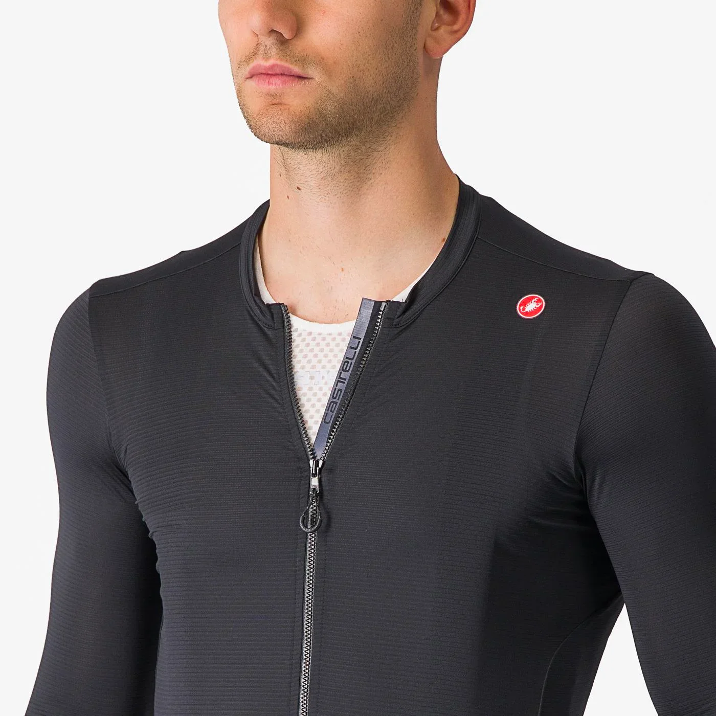 Jersey Castelli Espresso Manga Larga Negro - Image 5