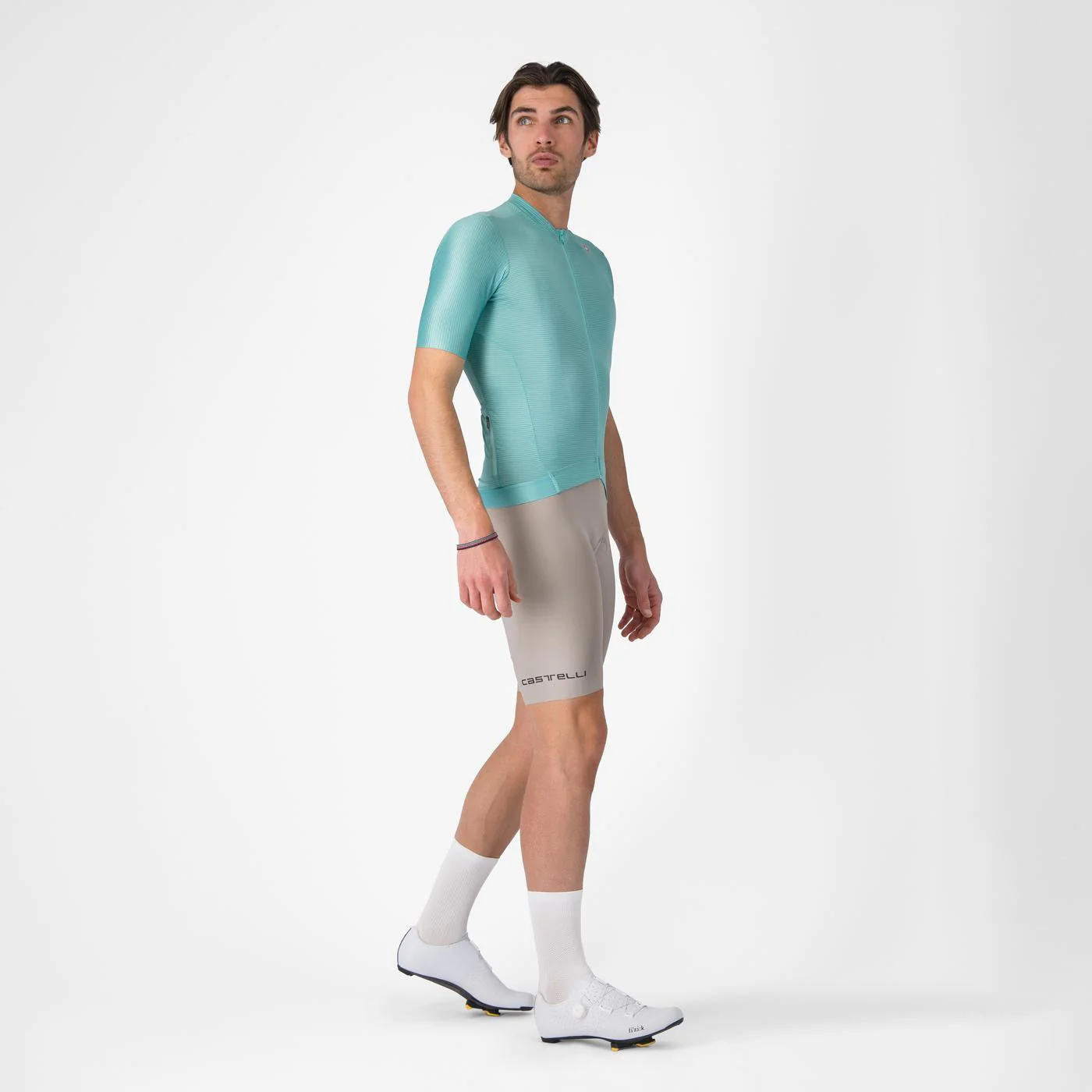 Jersey Castelli Espresso Pool Blue Back Reflex - Image 6