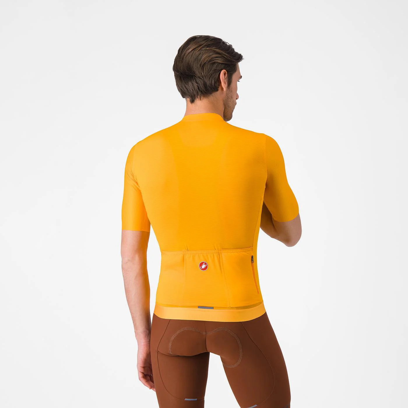 Jersey Castelli Espresso Vivid Orange - Image 2