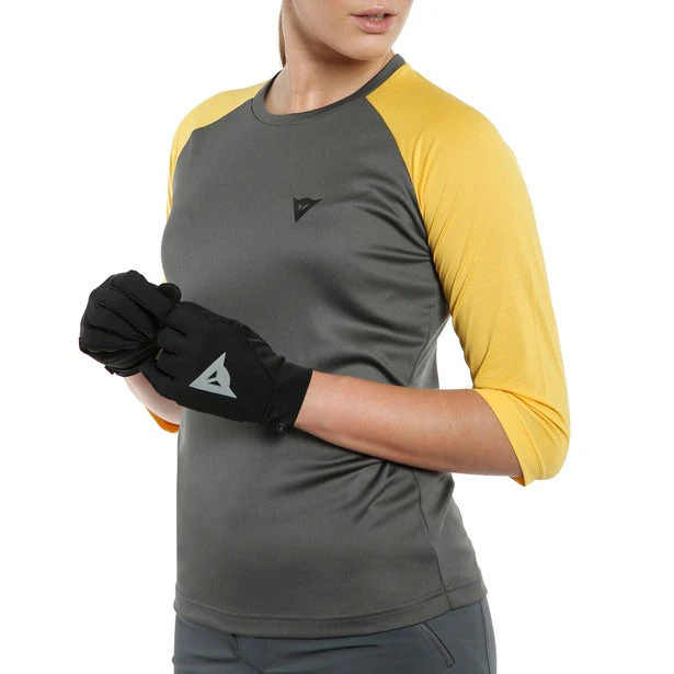 Jersey Dainese Hg Bondy 3/4 Wmn  Dark-Gray/Yellow - Image 3